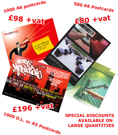 Full Colour Printed Postcards